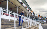 2019 Wales Rally GB preview in a Yaris GRMN - racecourse grandstand