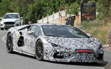 96 Lamborghini Aventador successor disguised front angle