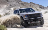 97 2023 F 150 Raptor R exterior Avalanche Gray front sand