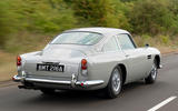 97 Aston Martin DB5 Goldfinger road test 2021 tracking rear