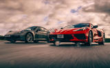Corvette C8 vs Porsche 911 UK - cornering Corvette C8 vs Porsche 911 UK - cornering