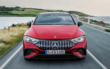 97 Mercedes AMG EQE43 official reveal tracking nose