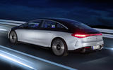 97 Mercedes Benz all electric plans official EQS rear