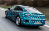 97 Mercedes Benz EQS prototype ride 2021 hero rear