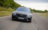 2020 Mercedes-Benz S-Class prototype ride - on the road nose