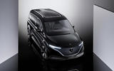 97 Mercedes Concept EQT official reveal studio aerial