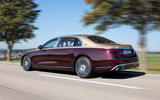 2021 Mercedes-Maybach S-Class official images - hero rear