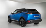 Peugeot e-2008 reveal studio - hero rear