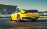2019 Porsche 911 Carrera S track drive - hero rear