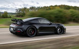 Porsche 911 GT3 2021 passenger ride - hero rear Porsche 911 GT3 2021 passenger ride - hero rear