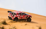 Prodrive BRX T1 in the desert - hero rear