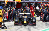 97 Red Bull pit lane