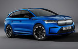 97 Skoda Enyaq Sportline 2021 official press static front 97 Skoda Enyaq Sportline 2021 official press static front