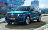 97 Skoda Kodiaq MY2021 facelift LandK official images tracking front
