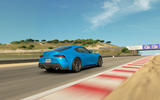 Toyota Supra simulator road test - Laguna Seca raceway rear