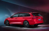 Volkswagen Golf Estate Mk8 studio - rear Volkswagen Golf Estate Mk8 studio - rear