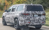 Jeep Grand Wagoneer spy images - rear Jeep Grand Wagoneer spy images - rear