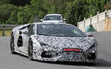 97 Lamborghini Aventador successor disguised front angle