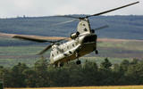 98 Christmas road test 2021 RAF Chinook takeoff rear