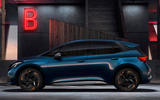 98 cupra born 2021 official reveal hero side