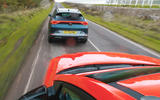 98 Cupra Formentor vs Hyundai Kona N 2022  chase rear