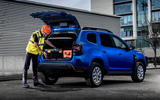 98 Dacia Duster Commercial 2021 official images static rear boot open