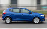 Dacia Sandero 2021 UK official images - side Dacia Sandero 2021 UK official images - side