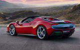 98 Ferrari 296 GTS 2022 official images red rear 98 Ferrari 296 GTS 2022 official images red rear