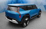 98 Kia EV9 concept studio static rear