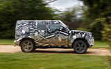 2020 Land Rover Defender prototype ride - hero side