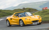 98 lotus elise front cornering