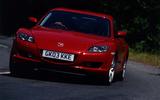 Mazda RX8 2003 front quarter tracking handling Mazda RX8 2003 front quarter tracking handling