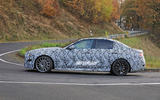 Mercedes-AMG C53 2021 spy images - tracking side