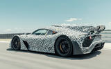 Mercedes-AMG One official camouflaged tracking images - rear Mercedes-AMG One official camouflaged tracking images - rear