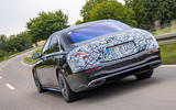 2020 Mercedes-Benz S-Class prototype ride - hero rear