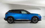 Peugeot e-2008 reveal studio - hero side