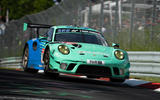 98 porsche 911 gt3 r falken front quarter jump