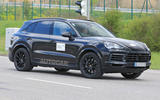 98 Porsche Cayenne 2022 spies front side 98 Porsche Cayenne 2022 spies front side