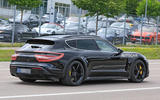 Porsche Taycan Cross turismo spy images - rear three quarters Porsche Taycan Cross turismo spy images - rear three quarters