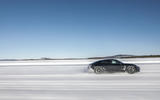 Porsche Taycan prototype ride 2019 - hero side