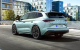 Skoda Enyaq official reveal images - tracking rear