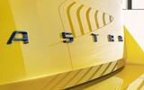 98 Vauxhall Astra 2021 teaser images rear badge 98 Vauxhall Astra 2021 teaser images rear badge