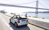 98 new Mini Cooper Convertible bridge rear angle