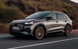 99 Audi Q4 etron 2021 official reveal tracking front