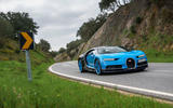 2018 Bugatti Chiron cornering - front
