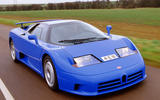 99 Bugatti EB110 GT greatest road tests tracking front
