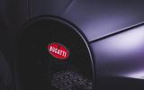 Bugatti logo on Chiron front bumper