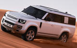 99 land rover defender 130 off road front quarter