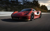 Lotus Evija development car at Hethel - front Lotus Evija development car at Hethel - front