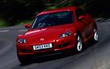 Mazda RX8 2003 front quarter tracking handling